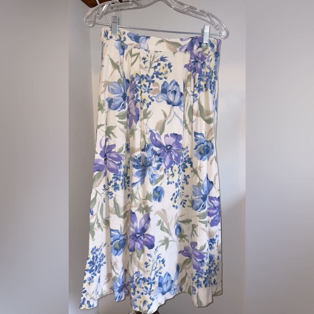 Vintage floral skirt